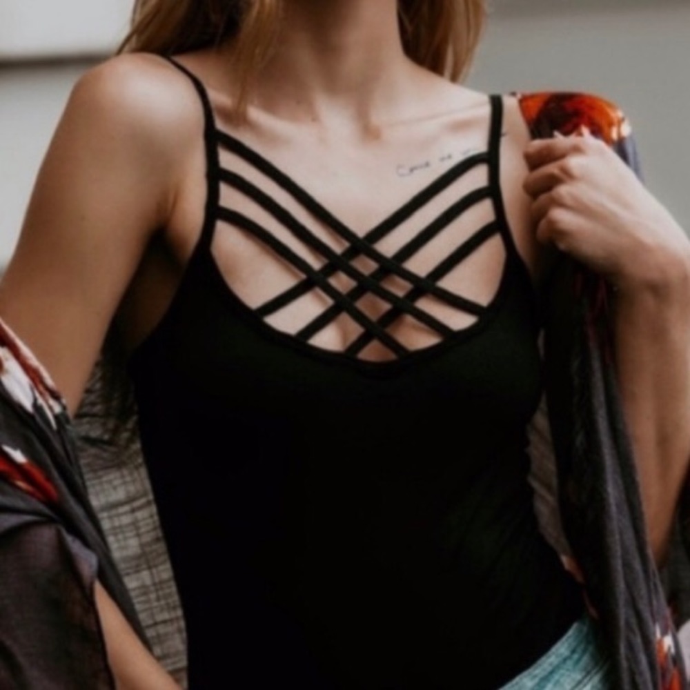 Criss Cross Strap Tank